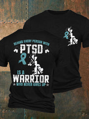 Herren-T-Shirt „Veteranen-PTSD-Aufklärung“