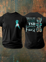 Herren T-Shirt „PTBS-Bewusstsein für Veteranen“