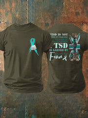 Herren T-Shirt „PTBS-Bewusstsein für Veteranen“