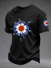 Herren UK Mods Musikliebhaber T-Shirt aus Baumwollimitat, kurzärmlig