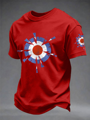 Herren UK Mods Musikliebhaber T-Shirt aus Baumwollimitat, kurzärmlig