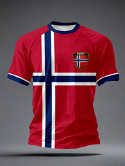 Herren T-Shirt Norwegen
