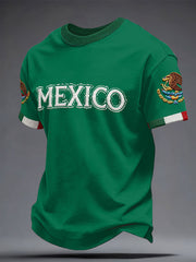 Unisex Mexiko Fußball Liebhaber Bedrucktes T-Shirt