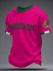 Unisex Mexiko Fußball Liebhaber Bedrucktes T-Shirt