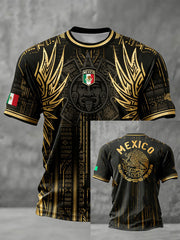 Herren T-Shirt mit Mexiko-Fußball-Motiv