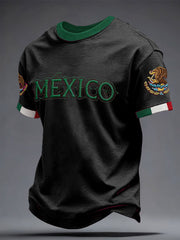 Unisex Mexiko Fußball Liebhaber Bedrucktes T-Shirt