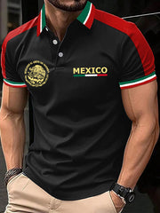 Herren Mexiko Fußball-Liebhaber bedruckte Freizeit-Oberteile