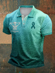 Herren PTSD-Bewusstsein Veteran Bedruckte Freizeit-Oberteile