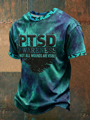 Herren T-Shirt mit PTSD-Bewusstsein für Veteranen