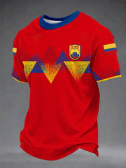 Herren Kolumbien Fußball Freizeit T-Shirts