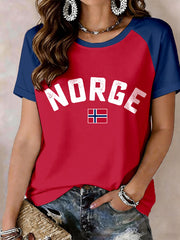 Damen-T-Shirt Norge