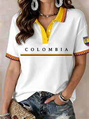 Damen Polo-Shirt Kolumbien