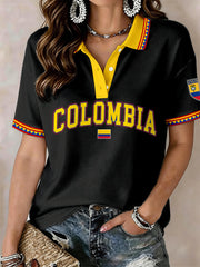 Damen-Poloshirt Kolumbien