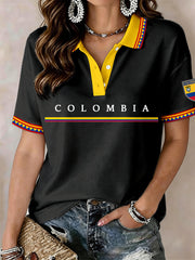 Damen Polo-Shirt Kolumbien