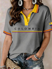 Damen Polo-Shirt Kolumbien