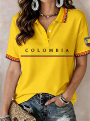 Damen Polo-Shirt Kolumbien