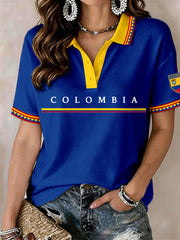 Damen Polo-Shirt Kolumbien