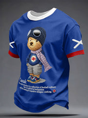 Herren T-Shirt mit Aufdruck „Scotland Football Lover“