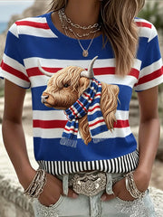 T-Shirt mit Aufdruck „Women's Scotland Football Lover“