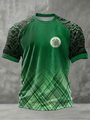 Herren UK Fußballliebhaber Schottland bedrucktes Kurzarm-T-Shirt