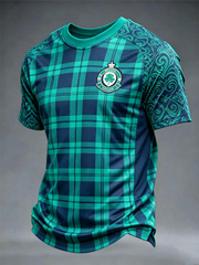 Herren UK Fußballliebhaber Schottland bedrucktes Kurzarm-T-Shirt