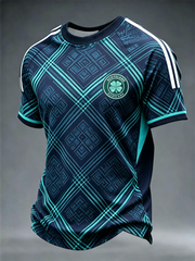 Herren UK Fußballliebhaber Schottland bedrucktes Kurzarm-T-Shirt
