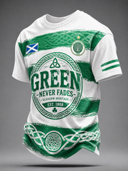 Herren UK Fußballliebhaber Schottland bedrucktes Kurzarm-T-Shirt