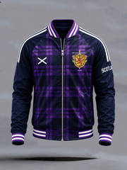 Herren UK Fußball-Liebhaber Schottland Bedruckte Reißverschlussjacke