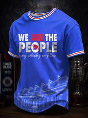Herren T-Shirt "We Are The People Scotland Football Lover" bedruckt