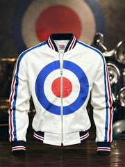 Herren Mods UK Musikliebhaber Bedruckte Monkey Jacket