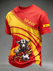 Herren-Geschenk für spanische Fußballfans – lässiges T-Shirt mit Aufdruck