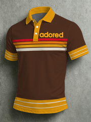 Herren-Retro-Poloshirt