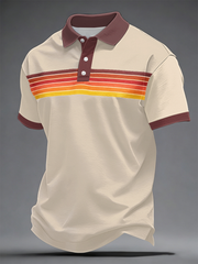 Herren Retro-Poloshirt