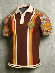 Herren Retro Schulterärmel mit drei Knöpfen
