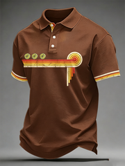 Retro-Poloshirt für Herren