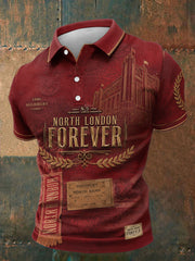 Herren North London Forever Football Lover bedruckte Freizeit-Oberteile