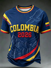 Kolumbianisches Fußball Unisex T-Shirt