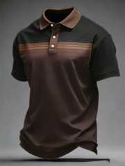 Herren Retro-Polohemd