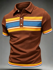 Herren Retro-Poloshirt