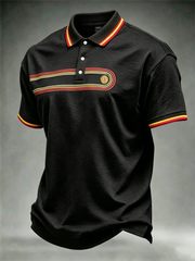 Retro Polo-Shirt für Herren