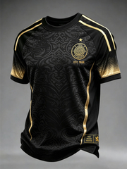 Herren-T-Shirt mit schottischem Celtic FC-Print, Kurzarm