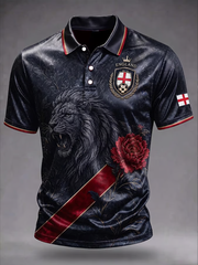 Herren-Polohemd „UK Football Lover England Printed“
