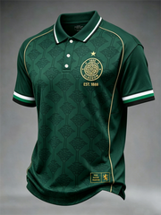 Polohemd für Herren mit schottischem Celtic FC-Aufdruck