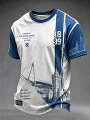 Herren T-Shirt mit Cardiff City Football Lover Aufdruck