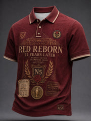 Herren North London 22 Red Reborn Champion Football Lover bedruckte Freizeit-Oberteile