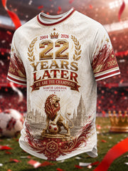 Herren-Geschenk für Fußballfans: Lässiges T-Shirt mit Aufdruck
