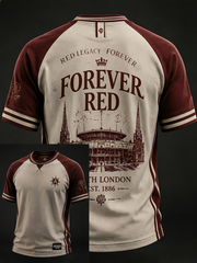 Herren T-Shirt mit Aufdruck "north London forever", Kurzarm