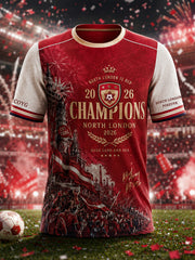 Herren-Geschenk für Fußballfans: Lässiges T-Shirt mit Print