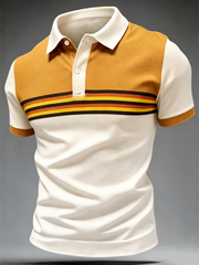 Retro-Poloshirt für Herren