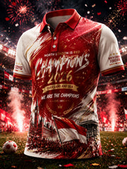 Herren-Geschenk für Fußballfans, bedrucktes Freizeit-T-Shirt